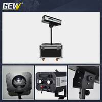 Projecteur LED de suivi à zoom manuel DMX 150W haute luminosité avec support et flight case pour scène et mariage