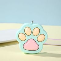 Mini clavier lumineux en plastique, motif dessin animé, pour animaux (chat, tortue), avec fonction clicker, idéal pour la présentation ou comme porte-clés anti-stress