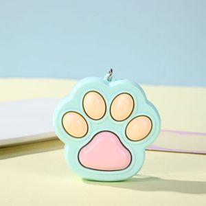 Portachiavi con tastiera singola in plastica illuminata a LED, a forma di cartone animato, piccola, per presentazioni, con animali (gatto, tartaruga) e funzione clicker antistress - Product Image 4
