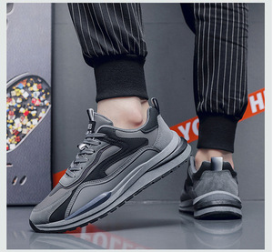 รองเท้ากีฬาผู้ชาย Zapatos 2024 รุ่นสปริง/ออทั่ม 2024 ใหม่ ผ้าตาข่าย กันน้ำ กันลื่น น้ำหนักเบา ระบายอากาศดี แฟชั่นทันสมัย - Product Image 4