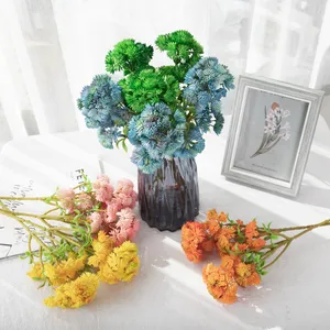 2023 regali di nozze simulazione fiori artificiali Mini cavolfiore succulente artificiali casa matrimonio decorazione esterna