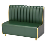 Tables de restaurant modernes en cuir et marbre, banquette carrée, canapé, mobilier de café, ensemble table et chaises pour salle à manger commerciale