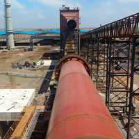 Horno Rotatorio de Fosfogipsum HK1.8*25m 30-60TPD para la Calcinación de Yeso FGD y la Reciclación de Residuos Sólidos