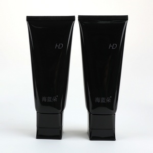 Wholesale Customized Flat Face Empty Cosmetic Tube with Pump <b>Hand</b> Cream Cleanser and <b>Shower</b> Gel Packaging for Wash and Shampoo - Product Image 1