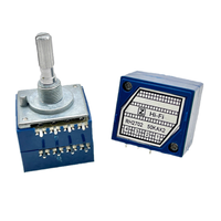 Potentiomètre à volume double de type marche RH2702-50KA de haute précision ALPS, montage en surface, 100K et 250K, type indexé, rhéostats rotatifs