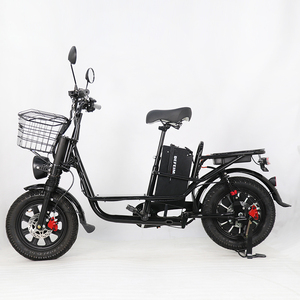Vélo cargo électrique OEM 60V avec 2 batteries, pneus 16*3.0, pour livraison de nourriture et coursiers urbains - Product Image 1