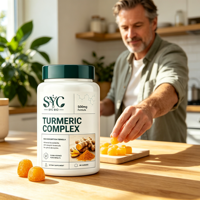 Gummies au curcuma OEM, formule 500 mg, absorption ultra-élevée, 60 capsules/flacon, complément alimentaire pour adultes, soutien des os et des articulations
