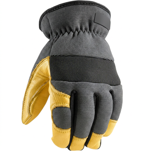 Gants d'hiver personnalisés avec logo, sublimés, en cuir, à doigts entiers, coupe-vent, anti-froid, unisexes, pour la conduite quotidienne, la course à pied, la moto, le cyclisme - Product Image 1