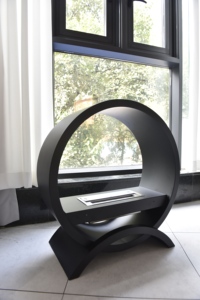 Chimenea <span class=keywords><strong>de</strong></span> Bioetanol Independiente sin Humo, Quemador <span class=keywords><strong>de</strong></span> Alcohol Decorativo <span class=keywords><strong>de</strong></span> Acero, Portátil para Uso en Hoteles, Villas y Apartamentos, Estilo Moderno - Product Image 4