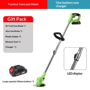 Rechargeable Lithium <b>Battery</b> Garden Tools 21V/<b>24V</b>/36V DIY Grade Handheld Cordless Power String Trimmer Grass Knife MDS-714 Cordl - Product Image 6