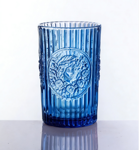 Verre à whisky élégant et durable, portrait de <span class=keywords><strong>David</strong></span> en relief, couleur unie, pulvérisation de couleur, verre pressé, fabrication artisanale, placage par pulvérisation, verre à whisky haut - Product Image 3