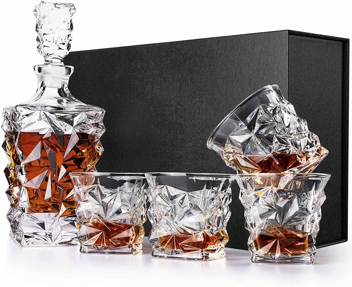 Support customization Whiskey Decanter with Glass Stopper wine glass set