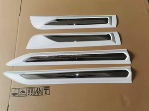 Accessoires de voiture YBJ, moulures latérales chromées pour Hilux Revo <span class=keywords><strong>Rocco</strong></span> 2015-2021, carrosserie latérale, pick-up 2018, garniture de porte modifiée Revo - Product Image 4