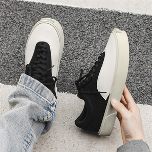 Zapatillas de lona para hombre - Zapatillas deportivas bajas de verano, estilo retro casual, de tela, modernas. - Product Image 4