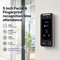 Macchina per il Controllo Accessi con Riconoscimento Facciale, Rilevamento Presenze, Lettore di Impronte Digitali, RFID, Codice QR e Schede, OEM ODM con SDK Gratuito