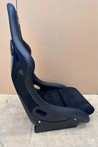 Sedile da Corsa in Fibra di Carbonio Stile RECARO, Sedile Sportivo <span class=keywords><strong>a</strong></span> Guscio Completo con Staffa di Montaggio Laterale, Adattabile Universalmente per la Maggior Parte delle <span class=keywords><strong>Auto</strong></span> - Product Image 3