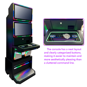 QIQU 27/23 Inch Helix Upright Cabinets LED Button Dual Screen <b>Arcade</b> Zeus platinum Skill <b>Game</b> <b>Machine</b> for Payout Redemption ATM - Product Image 3