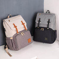 Sac à dos à langer personnalisé avec logo pour maman, vente en gros, grande capacité, isotherme, pour usage quotidien et extérieur