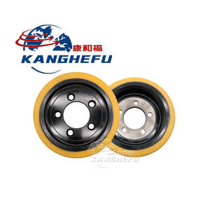 Piezas de carretilla elevadora hidráulica con ruedas para caminar de poliuretano tipo Bt 138457 250*75-80 rueda motriz para múltiples industrias - Product Image 4