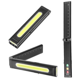 Lampe de travail multifonctionnelle COB pliante avec règle Lampe mécanique rechargeable pour lampe de poche <span class=keywords><strong>LED</strong></span> magnétique portable d'urgence - Product Image 1