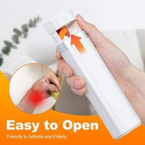 Pastillero Pequeño de 7 Días, Bonito Organizador de Pastillas de Viaje, Estuche Semanal para Medicamentos Sin BPA para Suplementos, Vitaminas, Diseño de Fácil Apertura - Product Image 2