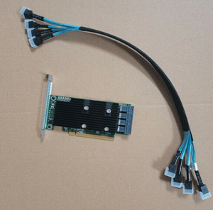 การ์ดขยาย SSD NVMe PCIe สำหรับเซิร์ฟเวอร์ GY1TD POWEREDGE R630 รุ่น 0GY1TD P31H2 และสายเคเบิล K9TVP 0GY1TD P31H2 สายเคเบิล K9TVP R630 Ser - Product Image 1