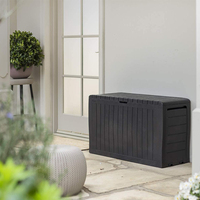 Boîte de rangement extérieure en plastique étanche avec roues pour chaussures de jardin, de patio et jouets - Prix de gros