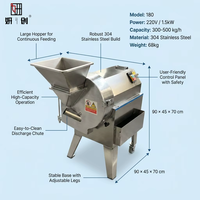 Machine à hacher les légumes commerciale, machine à hacher les légumes automatique pour l'usine alimentaire, la cuisine