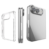 Nouvelle coque de téléphone pliable pour iPhone 18 DUO, coque rigide transparente anti-traces de doigts en PC, coque de protection pour téléphone Apple