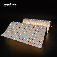 Feuille de lumière LED flexible 24V découpable Couleur unique Ultra mince Panneau LED de haute qualité SMD2835 Panneau lumineux flexible