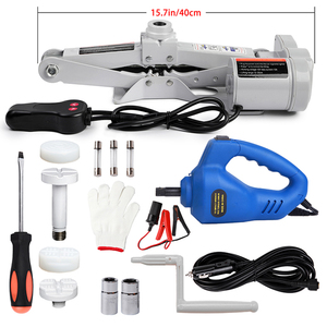 Manufacturer OEM Portable Chinese Supplier 2T 12V Full <strong>Automatic</strong> Scissor Lift Electric <strong>Car</strong> <strong>Jack</strong> with Electric Wrench - Product Image 2