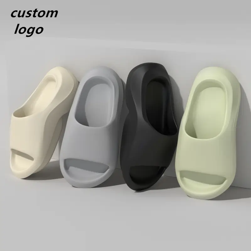 Toboganes de espuma Eva para hombre y mujer, zapatillas originales de alta calidad con logotipo personalizado, Runner de espuma con logotipo