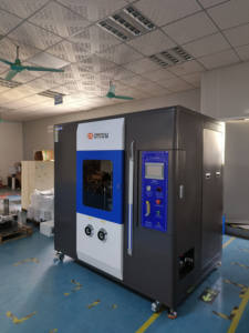 Teste da chama do VW-1 para o teste ardente horizontal da amostra FT2 dos cabos UL1581 escolhem a máquina ardente do teste do cabo e do fio - Product Image 2