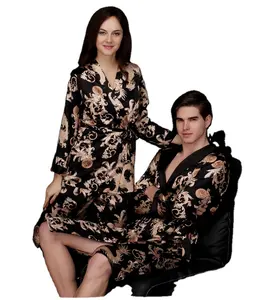 Costumi sexy abiti da damigella d'onore regalo di san valentino coppia Casual vestiti abbinati abito da luna di miele per donna uomo Waffle accappatoio Sleep Wear pigiama tutina donna biancheria intima sexy