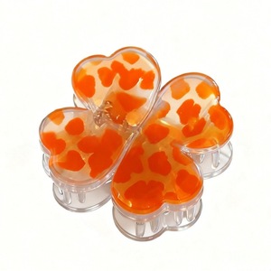 Pince à cheveux magnétique intelligente en plastique, forme queue d'hirondelle, pour femmes, accessoire de coiffure décontracté - Product Image 2