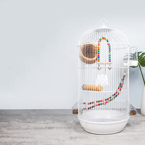 Jaula para Pájaros Canarios en Colores Blanco y Negro, Envío Gratis, Jaulas Grandes para Pájaros en Venta - Product Image 3