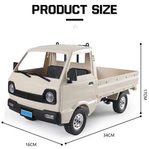 WPL D12 Mini 2.4G Camion RC électrique tout-terrain RTR avec lumières LED, radiocommandé, pour l'escalade <span class=keywords><strong>et</strong></span> le drift, pour garçons <span class=keywords><strong>et</strong></span> enfants - Product Image 6