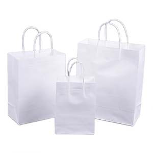 Sac cadeau en kraft personnalisé recyclable pour pizza, lait, sushi, gelée - Sac en papier alimentaire jetable épaissi pour fête - Pour anniversaire - Vente chaude - Product Image 3
