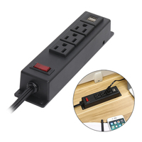Prise de commutateur de bureau commerciale standard américaine prise de courant électrique prise multimédia prises de courant prise de Table Usb