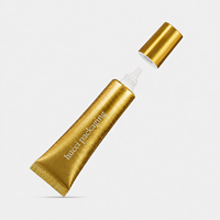Tube souple personnalisé D19 10ml brillant ABL or argent pour emballage cosmétique, vernis à ongles, huile, crème pour les yeux, sérum