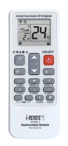 オリジナルのファンクションキーを備えたLGエアコンエアコンリモコンのi-remote ACR811リモート交換