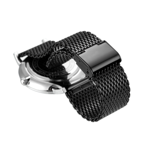 Cinturino Milanese in Acciaio Inossidabile 316 con Logo Personalizzato, 20mm, per Smartwatch <span class=keywords><strong>Samsung</strong></span>, Huawei, Xiaomi e Orologi Tradizionali - Product Image 2