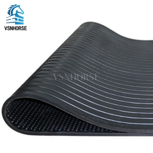 घोड़ों के स्टालों के लिए जलरोधी रबर मैट, टिकाऊ गैर-पर्ची स्थिर फर्श शीट - Product Image 1