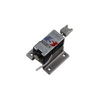 Électroaimant à solénoïde magnétique souple à retenue simple DC12V, de bonne qualité, à rétraction sous tension et à rétraction sous décharge