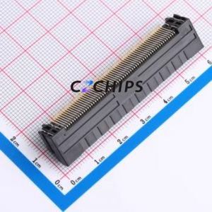 FX18-120S-0.8SH Board-to-Board & Backplane Connector SMD,P=0.8mm,Horizontal Mount Connector 0.8mm Horizontal Mount 2 Gold - Product Image 2