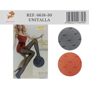 ถุงเท้าแฟชั่นยืดได้ใส่สบายของผู้หญิงถุงน่องมีสไตล์พร้อมคุณสมบัติโกลน - Product Image 1