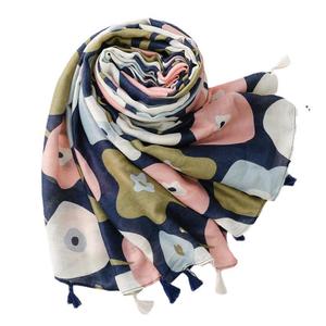 Elegant Colorful <strong>Paisley</strong> Soft Jacquard Cotton <strong>Pashmina</strong> <strong>Scarf</strong> Shawl Tassels <strong>Scarves</strong> - Product Image 5