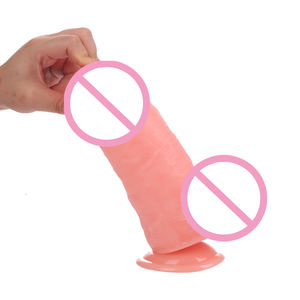 Оптовая продажа, 9 дюймов, реалистичный фаллоимитатор из ПВХ, супер большой секс-игрушка для взрослых для женщин, низкая цена, лучшие товары для секса для девочек - Product Image 3