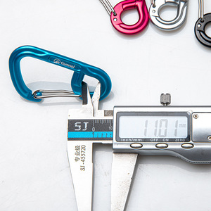 คาราไบเนอร์อะลูมิเนียมอัลลอยด์ Kanle รุ่น D ขนาด 36x62 มม. แบบปลดเร็ว สำหรับกิจกรรมกลางแจ้ง แคมป์ปิ้ง เดินทาง กระเป๋าเป้ และพวงกุญแจ - Product Image 4