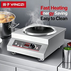 Cocina <span class=keywords><strong>de</strong></span> Inducción Cóncava <span class=keywords><strong>de</strong></span> 3500W, 220V, Acero Inoxidable, Estufa <span class=keywords><strong>de</strong></span> Inducción Comercial, 8 Niveles <span class=keywords><strong>de</strong></span> Potencia <span class=keywords><strong>para</strong></span> Restaurante o Cantina - Product Image 2